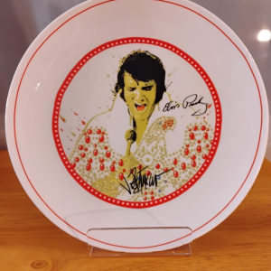 Elvis Presley Collectible Plate Joe Petruccio Art EPE Signature Product 8"