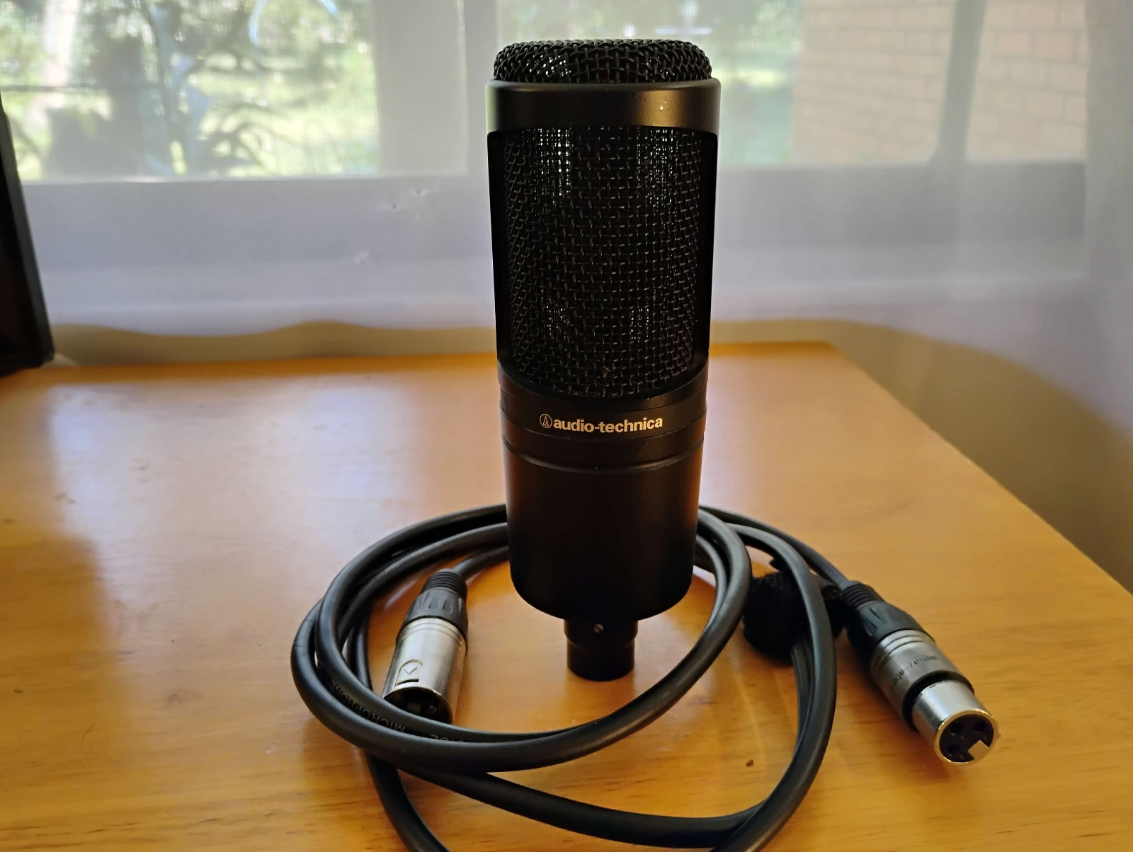 Audio-Technica AT2020 Cardioid Condenser Studio XLR Microphone - Black