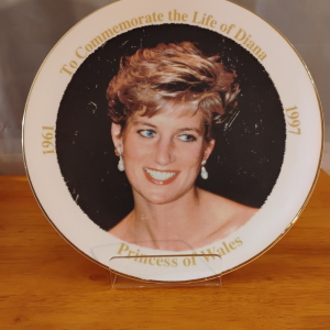 "Princess Diana 1961–1997 Commemorative Plate – Staffordshire Collection – 8.75”