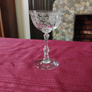Vintage Fostoria Navarre Clear Champagne/Tall Sherbet - 5 5/8” (4 available)