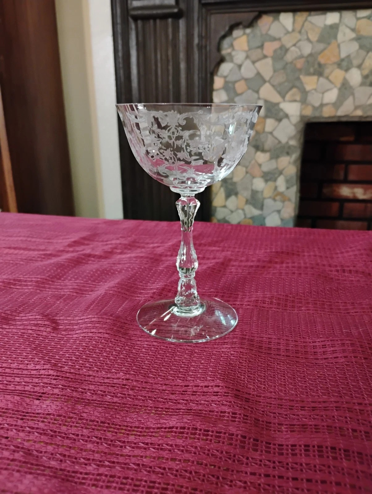 Vintage Fostoria Navarre Clear Champagne/Tall Sherbet - 5 5/8” (4 available)