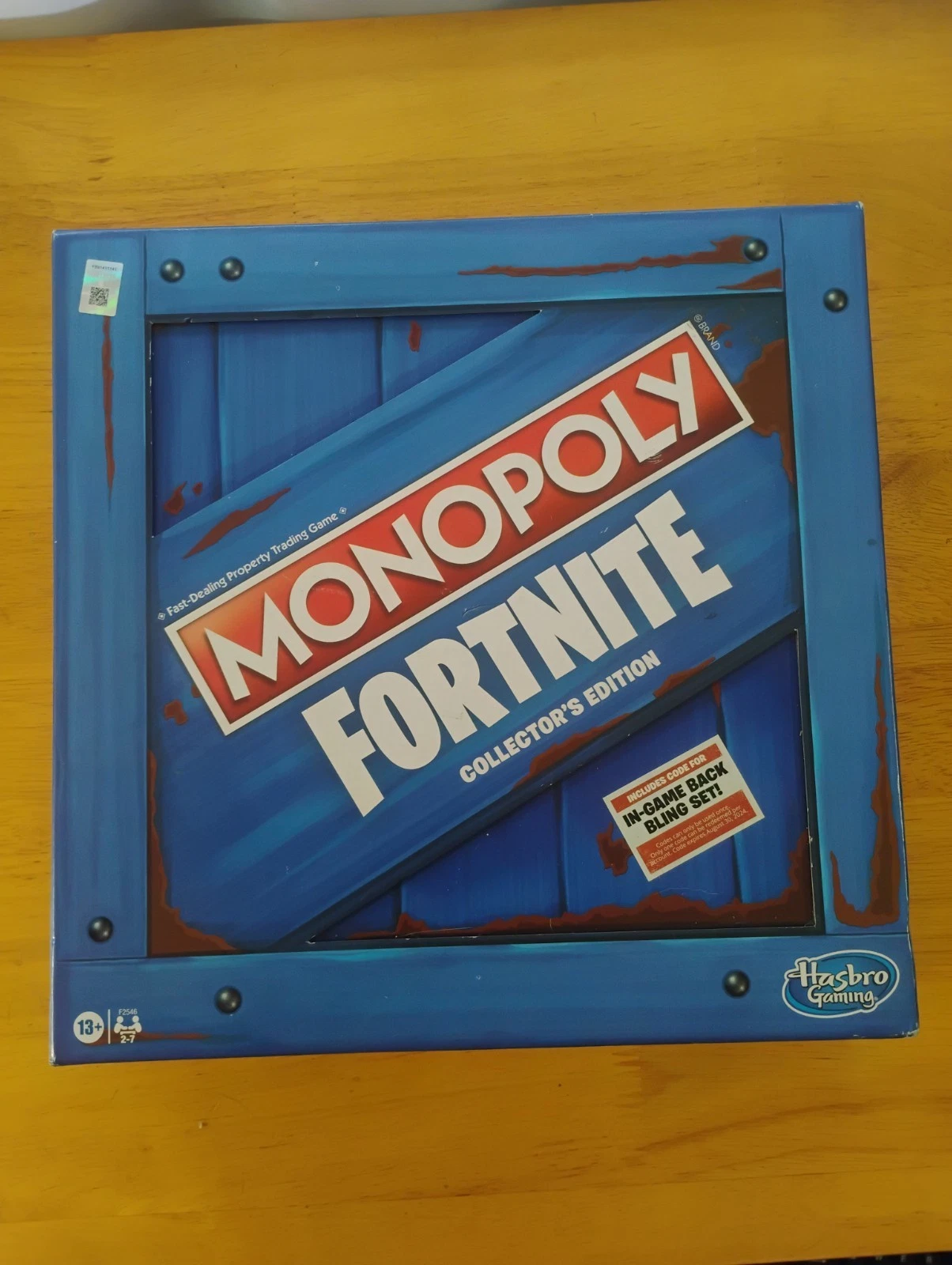 Hasbro Monopoly Fortnite Collector's Edition Board Game Unopened Box