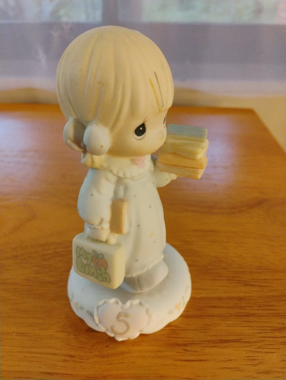 Precious Moments “Growing in Grace - Age 5" 1994 Enecso Figurine #136247