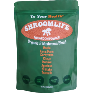 New 8 Mushroom Blend! Organic Superfood | Pure Fruiting Body Extract | Probiotics, Prebiotics, Anti-oxidants.