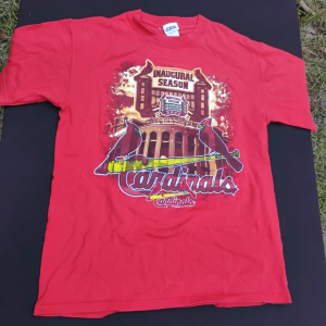 Vintage 2006 St. Louis Cardinals Inaugural Season Busch Stadium T-Shirt CSA Sz M
