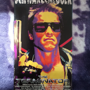 The Terminator VHS 1991 Arnold Schwarzenegger James Cameron Cult Classic