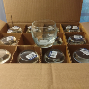 NIB Luminarc Oxygen 12pc 10.75oz Glass Tumblers USA Glass - Clear