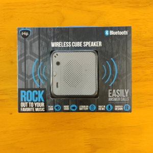 iHip 2.5" Black Cube Bluetooth Speaker - NIB